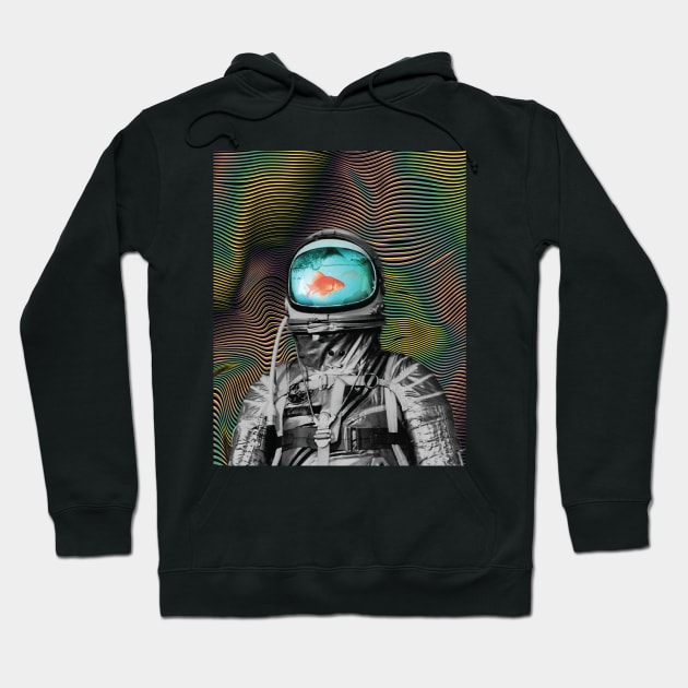 Astronaut 019 Hoodie by Manlangit Digital Studio